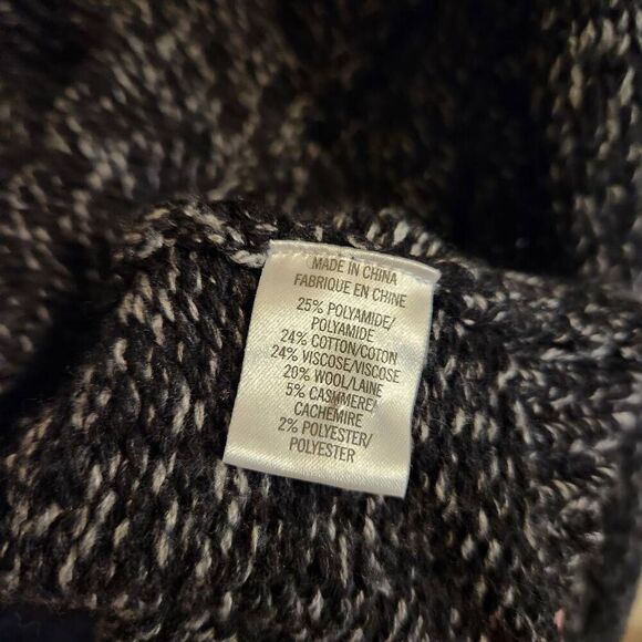 Theory Cardigan Womens Large Chunky Knit Wool Cashmere Zuma Big Nickname - Picture 5 of 5